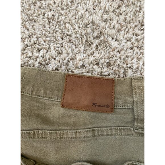 Madewell High Riser Skinny Green Size 28 Tall Jean Pants - Picture 9 of 12